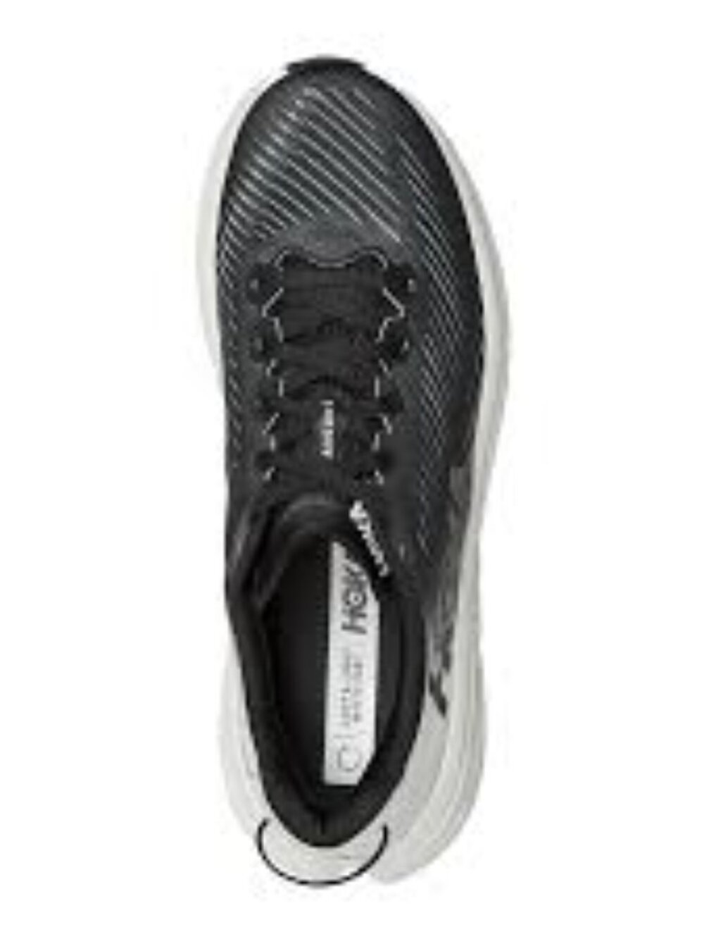 HOKA One One Rincon 3 Sneakers in Black & White - Picture 14 of 16